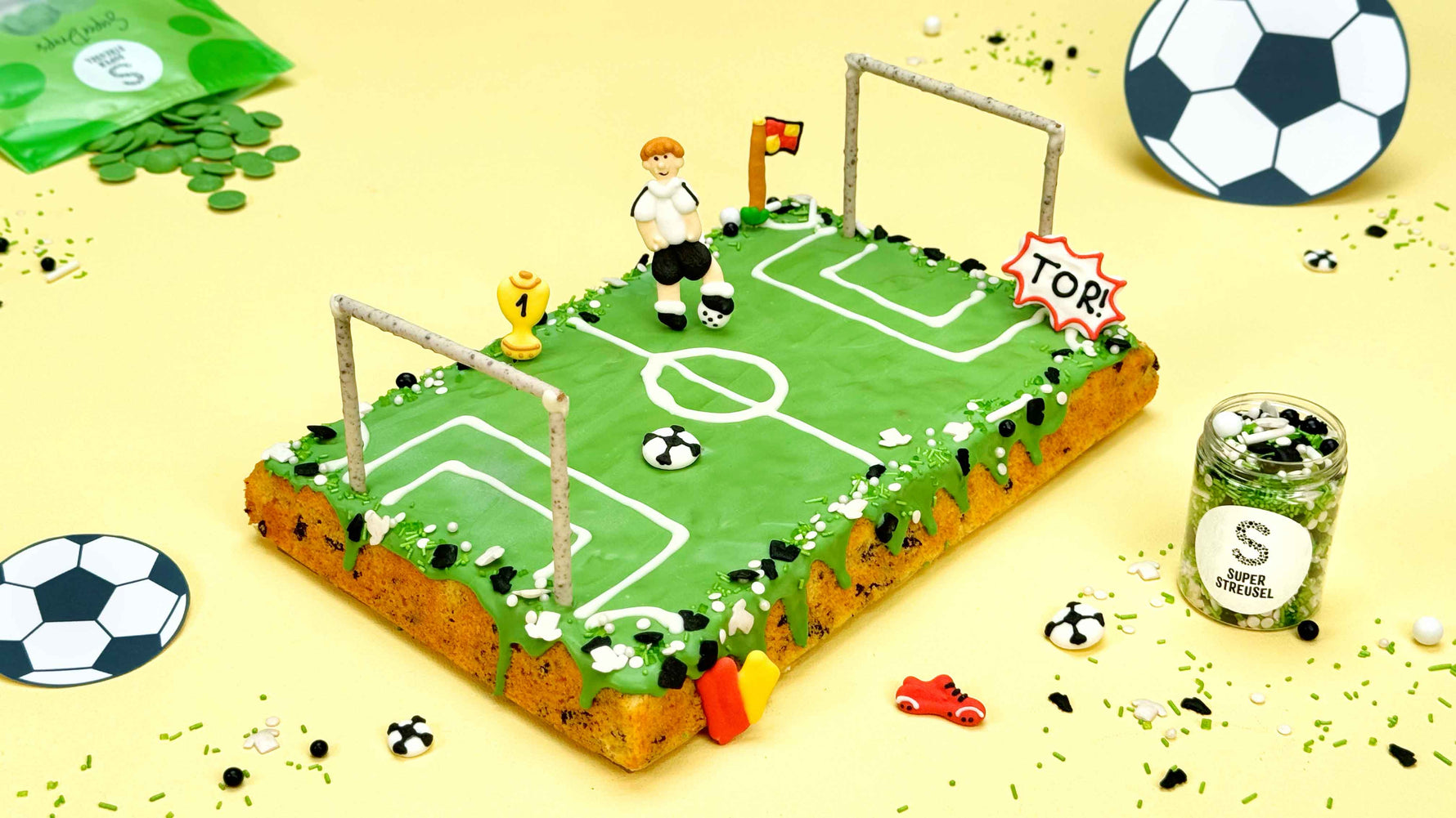  Fußballfeld Blechkuchen