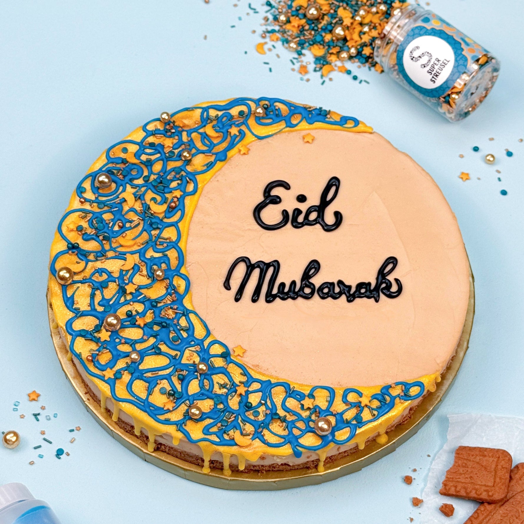 Eid Mubarak Lotus Cheesecake