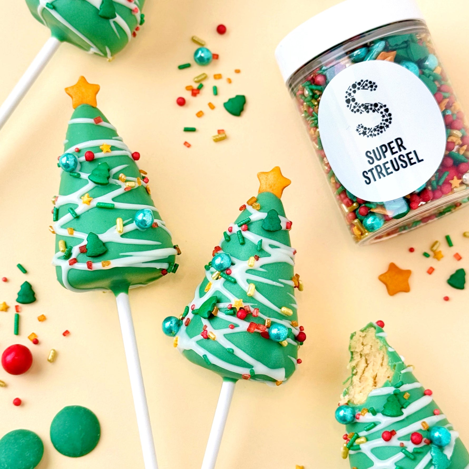 Weihnachtsbaum Cakepops