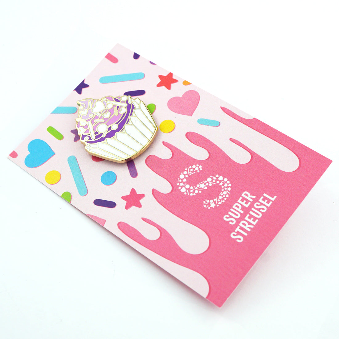 Mädchenkraft Cupcake Pin